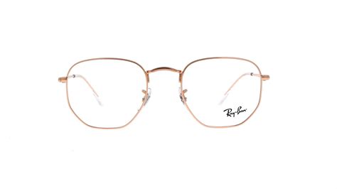 Lunettes De Vue Ray Ban Rx6448 Rb6448 3094 48 21 Shiny Gold Rose Small En Stock Prix 8495