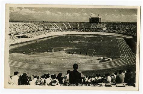 Stgo Chile Estadio Nacional Fotografía Biblioteca Nacional