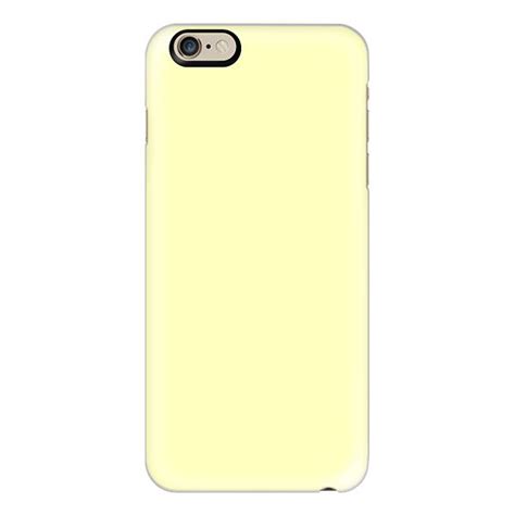 Iphone 6 Plus655s5c Case Simple Elegant Pastel Canary Yellow