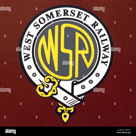 West Somerset Steam Railway, Minehead, Somerset, England. West Somerset Railway logo Stock Photo ...