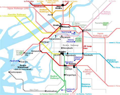 Treasures of Osaka: Railway Lines in Osaka