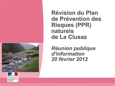 Ppt R Vision Du Plan De Pr Vention Des Risques Ppr Naturels De La