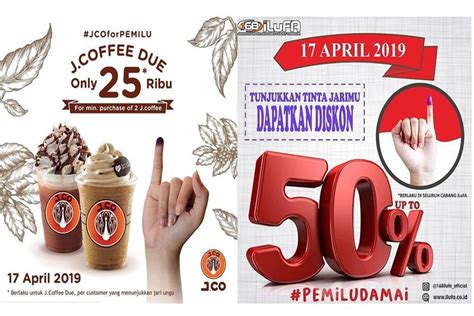 Promo Pemilu Diskon Kopi Hingga Es Krim