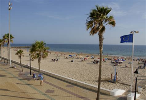 Beaches in the municpality of Rota, Ballena, Aguadulce, Peginas, Punta ...