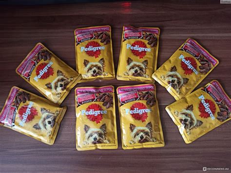Влажный корм для собак Pedigree миниатюрных пород, с говядиной и ...