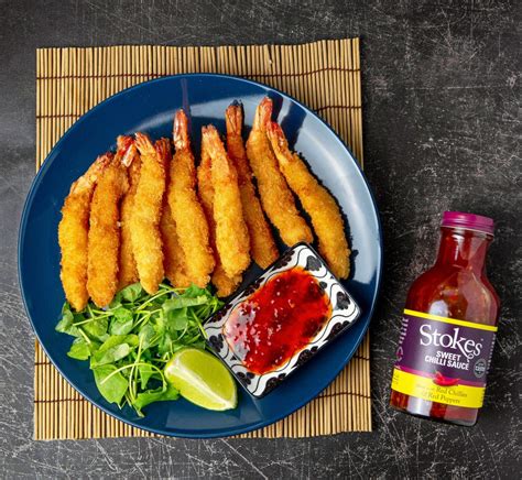 King Prawns Tempura With Sweet Chilli Sauce Stokes Sauces