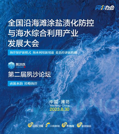 全国沿海滩涂盐渍化防控与海水综合利用产业发展大会、第二届夙沙论坛将于30日在潍坊召开澎湃号·媒体澎湃新闻 The Paper