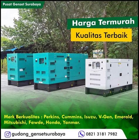 Jual Genset Isuzu Foton 30 Kva 60 Kva Genset 30 Kva Jual