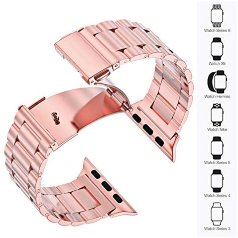 Epuly Compatible With Apple Watch Band 49mm 45mm 44mm 42mm 41mm 40mm 38mm Business Stainless