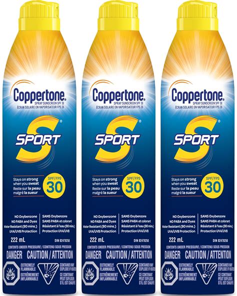 Coppertone Sport Sunscreen Spray Spf 100 Water Resistant Continuous Spray