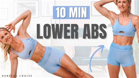 Min Intense Abs Workout At Home Lower Daily Burn Rebecca Louise