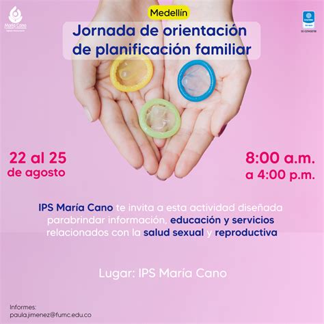 Jornada De Orientación De Planificación Familiar Maria Cano