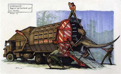 Jurassic Park Vehicles Concept Art