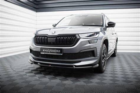 Lame Du Pare Chocs Avant V Skoda Kodiaq Sportline Mk Facelift