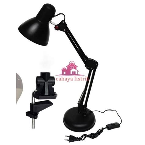 Jual Lampu Baca Arsitek Untuk Di Meja Belajar Jm Fitting Hitam