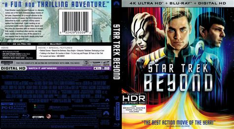 Star Trek Beyond (2016) R1 4K UHD Blu-Ray Cover - DVDcover.Com