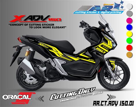 Sticker Cutting Striping Adv Stiker Motor Honda Adv List