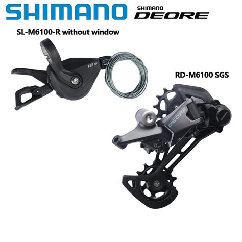 SHIMANO DEORE SL M6100 Right RD M6100 SGS 12 Speed Shifter Rear