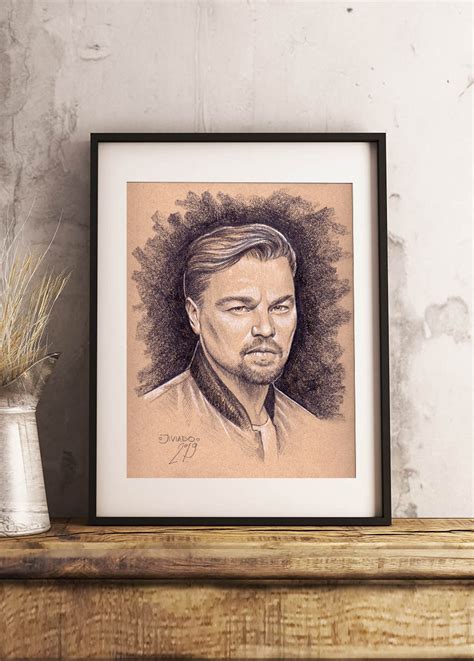 Leonardo DiCaprio & Brad Pitt portraits on Behance