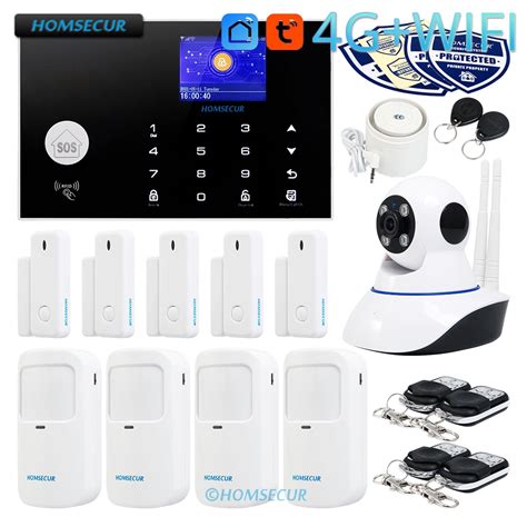 Homsecur Mhz Wireless Wired G Gsm Wifi Home Burglar Security Alarm