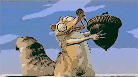 Ice Age Gone Nutty Scrat 2002 VHS Capture Comic Filters YouTube