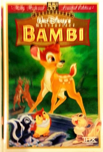 Bambi Vhs Disney Th Anniversary Limited Edition Masterpiece