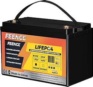 Feence V Lifepo Ah Plus Lithium Batterie Deep Cycle Batterien