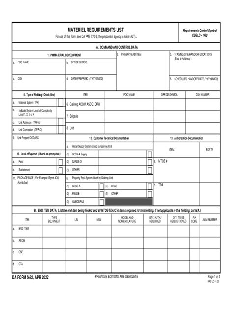 Fillable Online Armypubs Army Daforms Netwp ContentuploadsMATERIEL