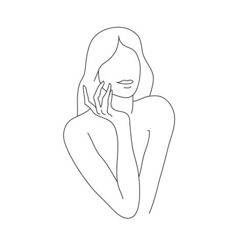 Nude Woman Royalty Free Vector Image VectorStock