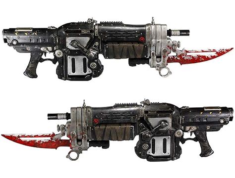 Neca Gears Of War 3 Retro Lancer 36 Prop Replica Toywiz