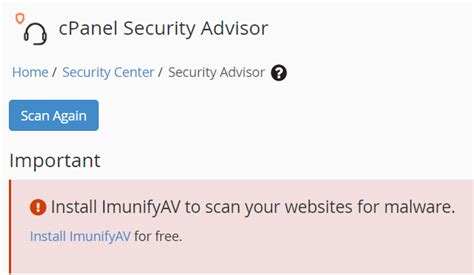 Cpanel Imunify Cation Virus And Malware Removal