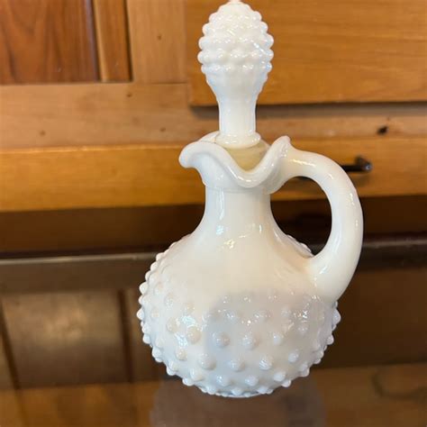 Avon Dining Vintage Avon Hobnail Milk Glass Cruet S Poshmark