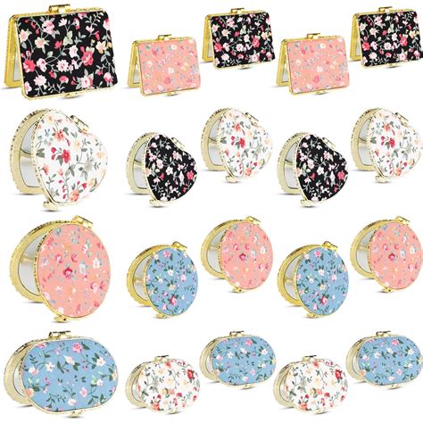 Amazon Yookeer Vintage Flower Compact Mirror Retro Floral Makeup