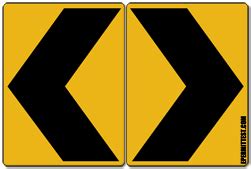 Chevron Signs | Warning Road Signs