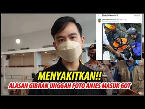 Menyakitkan Gibran Unggah Foto Anies Baswedan Lanjut Berbalas Twit