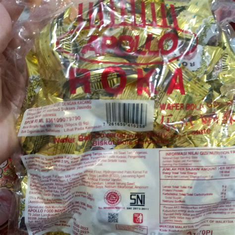 Jual Apollo Roka Wafer Cemilan Coklat Kacang Imlek Cny Chinese New Year