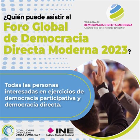 Inemexico On Twitter S Parte Del Foro Global De Democracia Directa