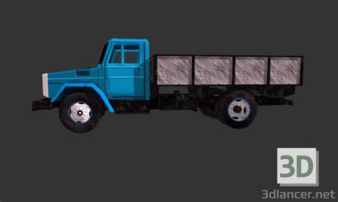 3d model Modern low poly truck | 22716 | 3dlancer.net