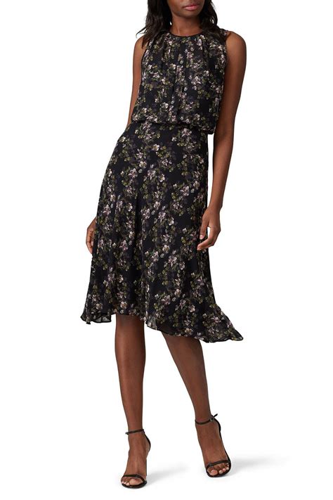 Black Combo Floral Dress By Rachel Roy Collection For 30 Rent The Runway