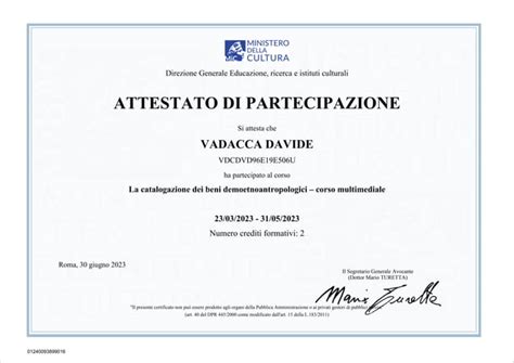 Catalogazione Dei Beni DEA Davide Vadacca Pdf