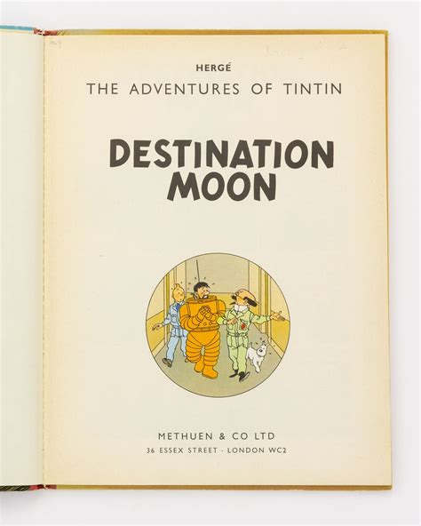 The Adventures of Tintin. Destination Moon | HERGÉ, Georges Prosper REMI