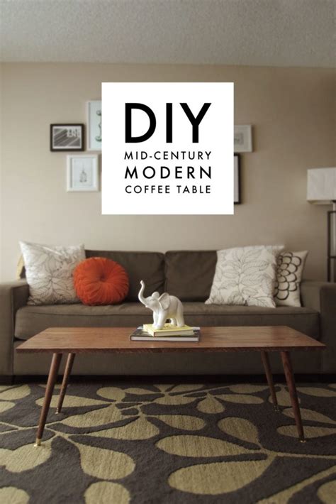 DIY Mid-Century Modern Coffee Table – Jamie Bartlett Design