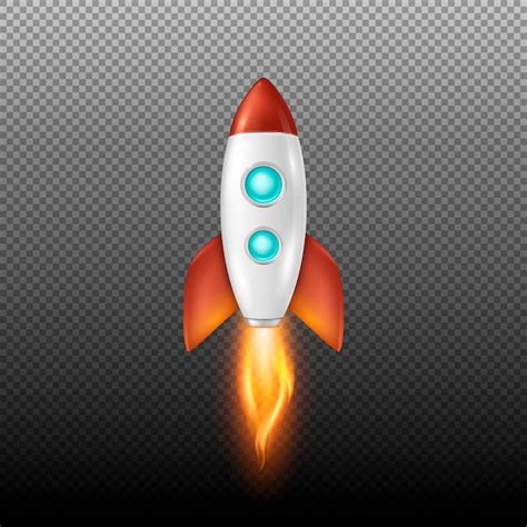 Premium Vector | Background with retro space rocket ship launch