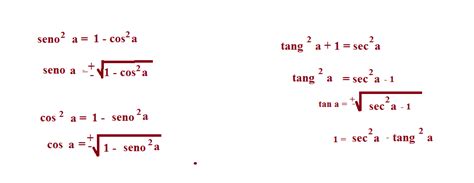 Matematicas Faciles Y Sencillas Identidades Pitagoricas