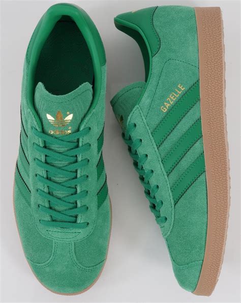 Adidas Green And Gold Gazelle Trainers Atelier Yuwa Ciao Jp