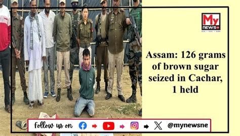 Assam 126 Grams Of Brown Sugar Seized In Joint Operation In Cachar