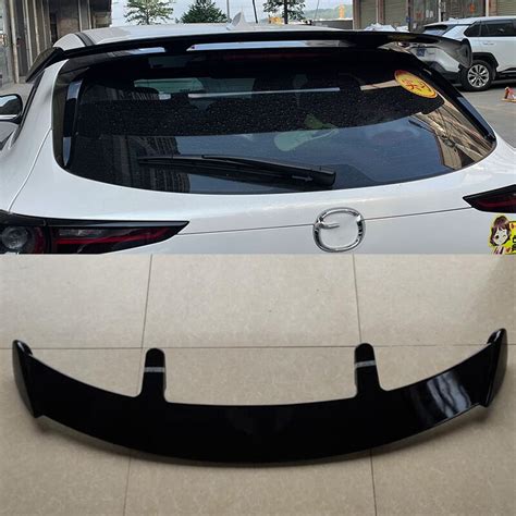 Çatı Spoiler aksesuarları Mazda CX 30 ABS malzeme araba gövde Boot arka