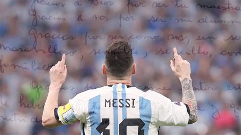 La Carta A Messi De Su Primera Maestra