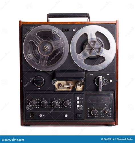 Vintage Reel To Reel Recorder Stock Image Image Of Reel Studio 56478215