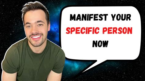 Manifest Your Specific Person Now A Step By Step Guide Law Of Assumption Neville Goddard